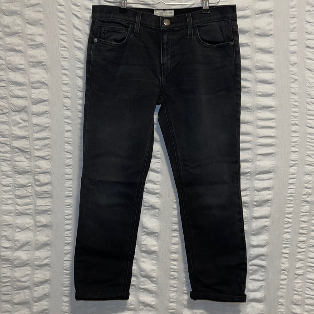 Current/Elliott Black Washed Denim Jeans